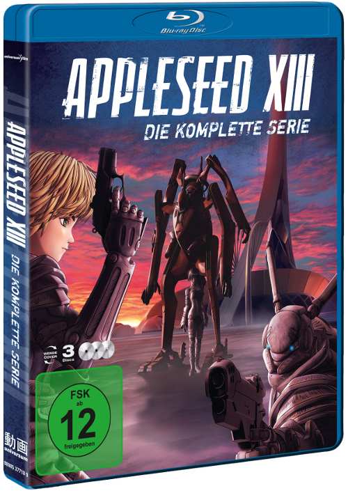 APPLESEED XIII ist eine OVA-Serie basierend auf den Erfolgsmanga. Universum Anime veröffentlicht die Serie in einer Komplettbox.