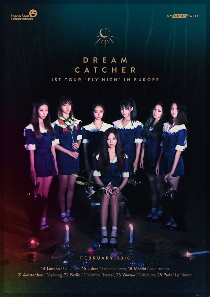 DREAMCATCHER 1ST TOUR "FLY HIGH" IN EUROPE mit Konzert in Deutschland